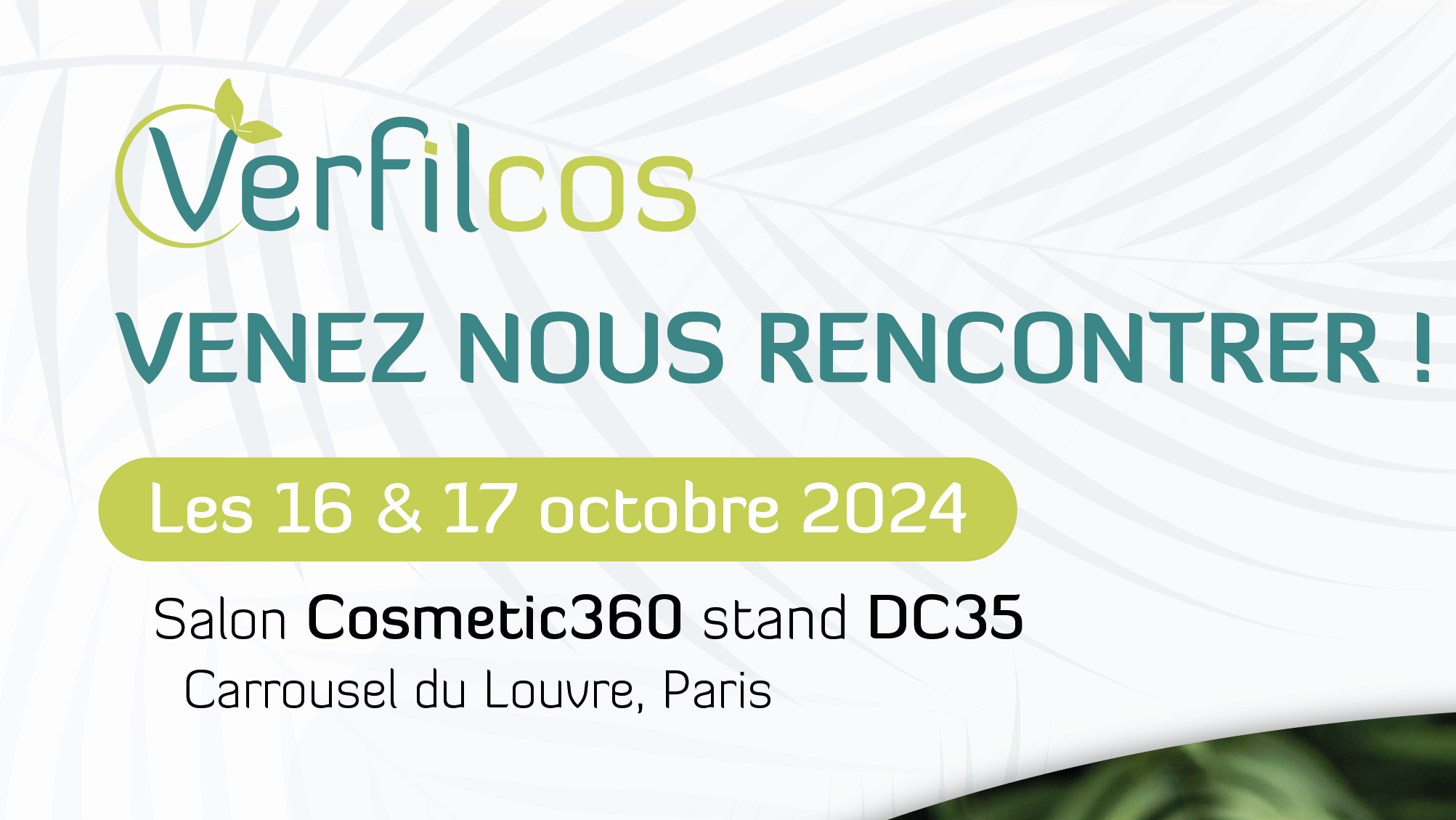 Retrouvez nous au salon cosmetic 360 à Paris